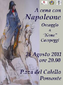 "A cena con Napoleone". Domenica sera a Pomonte