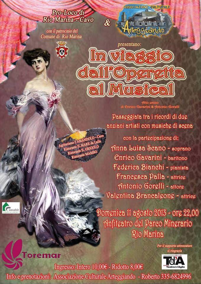 Stasera nelle miniere di Rio Marina "Viaggio dall'operetta al musical"