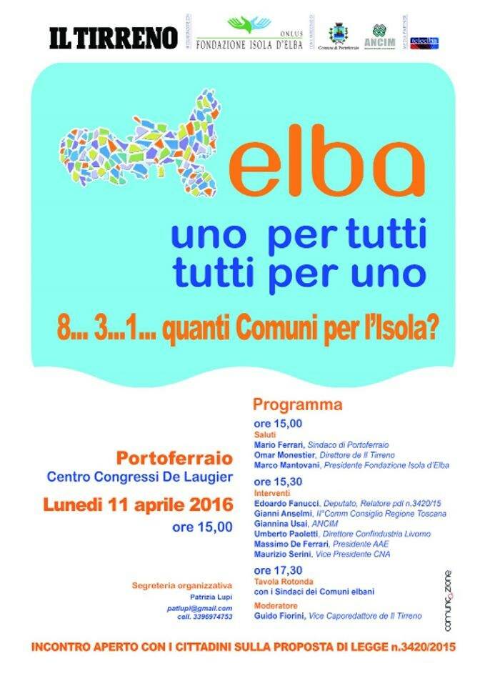 Un incontro/convegno per riparlare di Comune Unico