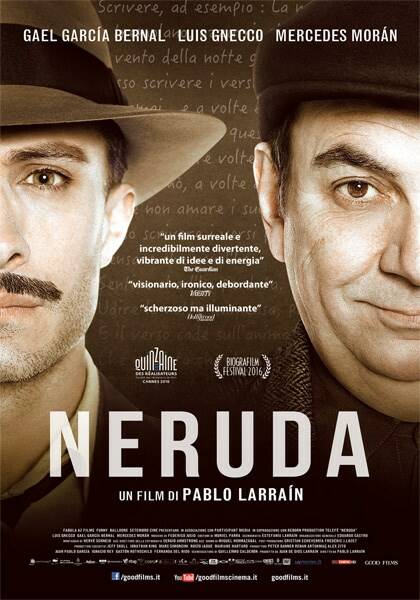 Cinema d’autore, il 2016 chiude con il film "Neruda"