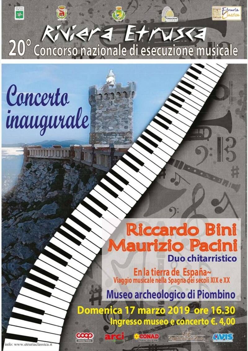 Concerto inaugurale "Riviera Etrusca" domenica a Piombino