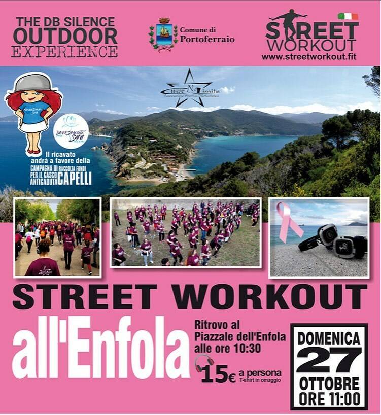 Domenica 27 ottobre una nuova edizione dello Street Workout all'Enfola