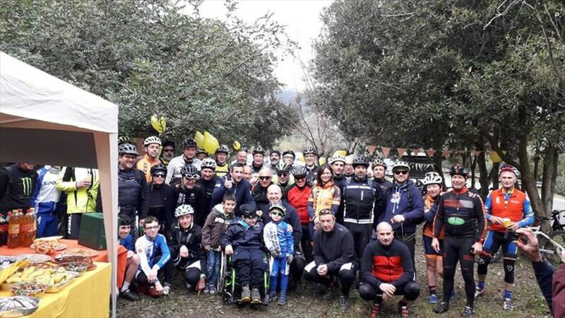 Una Joelette per Maurizio, tante associazioni sportive e gruppi di Bikers presenti alla pedalata di domenica 23 Febbraio
