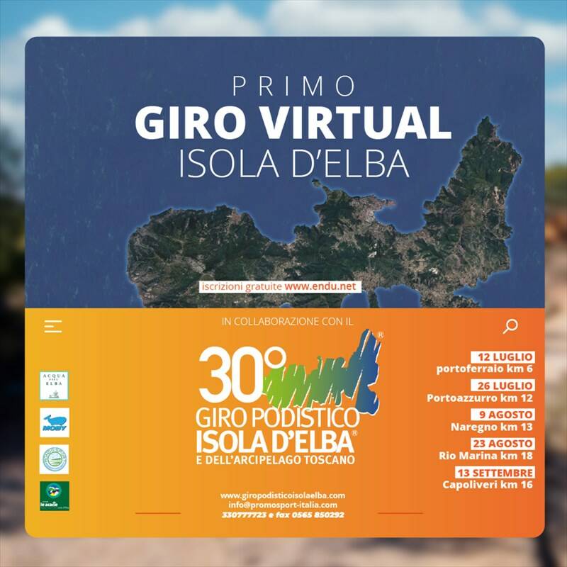 Un'edizione virtual del Giro Podistico Isola d'Elba