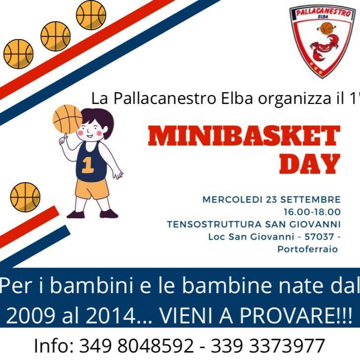 Il primo Minibasket Day della Pallacanestro Elba