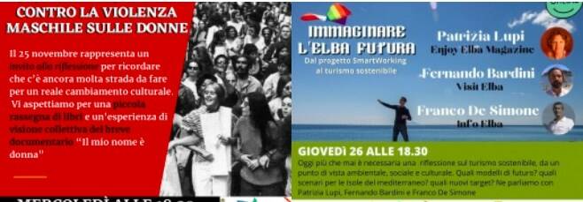 Le iniziative di questa settimana della biblioteca Comunale di Campo nell'Elba