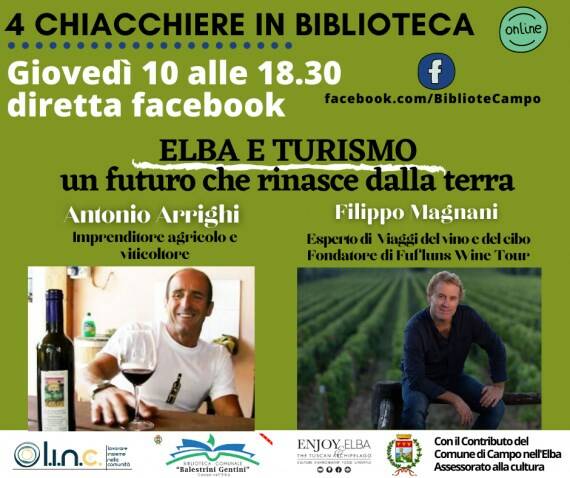 Elba e Turismo, 4 chiacchiere in diretta con Antonio Arrighi e Filippo Magnani