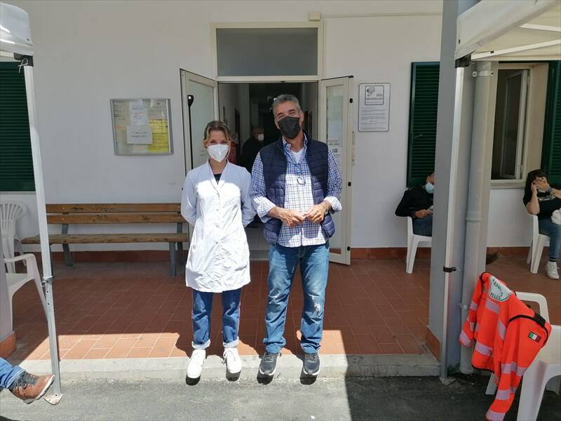 Giornata straordinaria di vaccinazione anti Covid a Marina di Campo: effettuate 270 somministrazioni