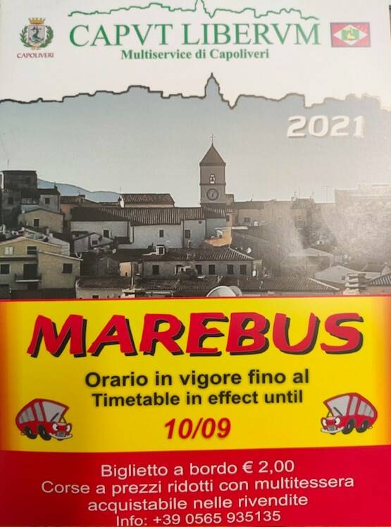 Al via per la stagione 2021 il servizio Marebus, un collegamento quotidiano per raggiungere le spiagge del comune di Capoliveri
