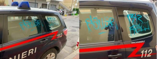 Campo nell’Elba: imbrattano con un pennarello un’auto di servizio dei Carabinieri. Due giovani denunciati.