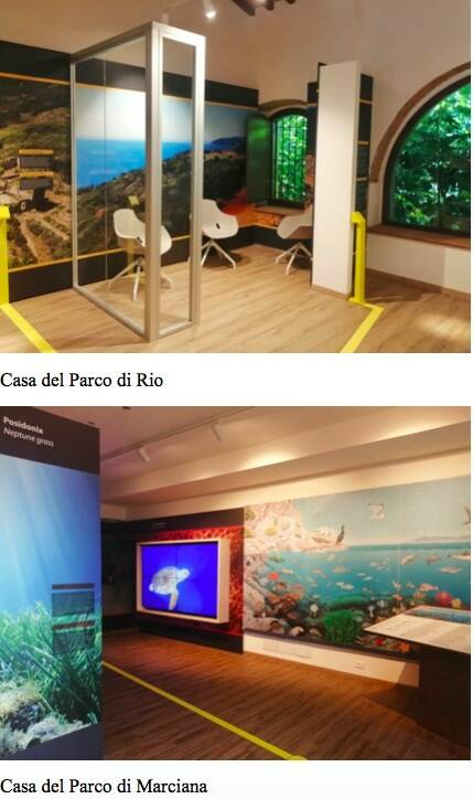 Nuovi allestimenti multimediali nelle Case del Parco di Rio e di Marciana