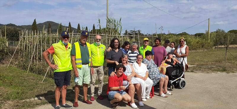Centro Disabili di Casa del Duca, partecipazione del Lions Club I. d’Elba all’attività di orticoltura