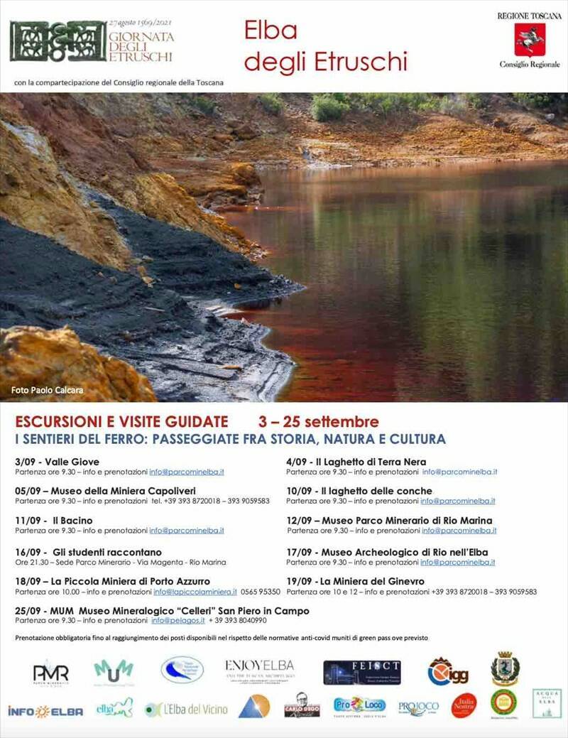 Settembre elbano tra visite ed escursioni alla scoperta degli Etruschi e del patrimonio minerario