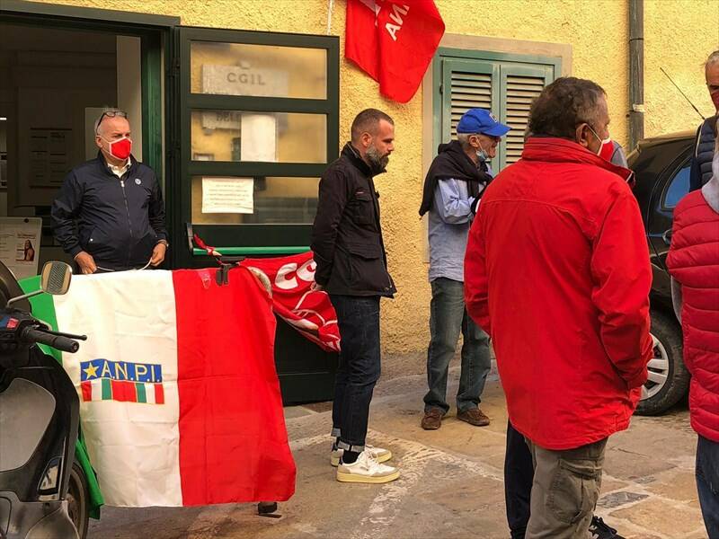 ANPI Isola d'Elba: "Sostegno e solidarietà antifascista alla CGIL"
