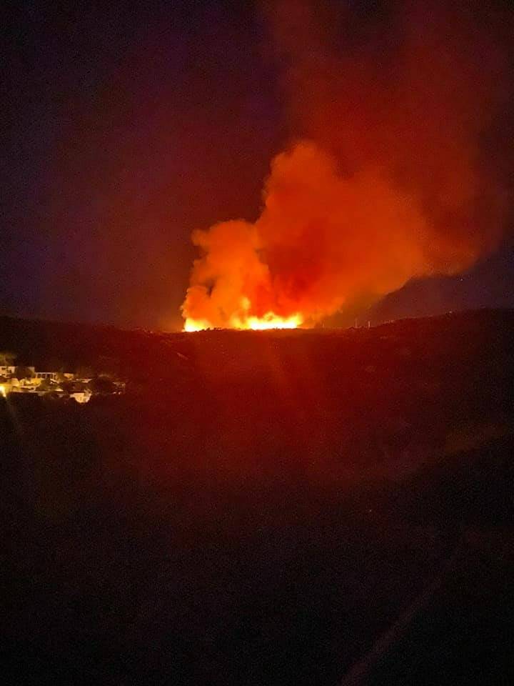 Incendio, tornano le fiamme a Castancoli