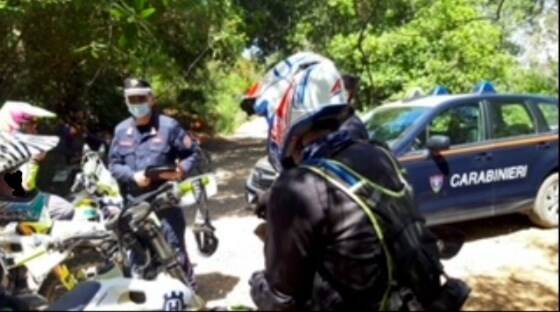 Individuati e sanzionati i motociclisti che avevano percorso i sentieri nel Parco Nazionale Arcipelago Toscano